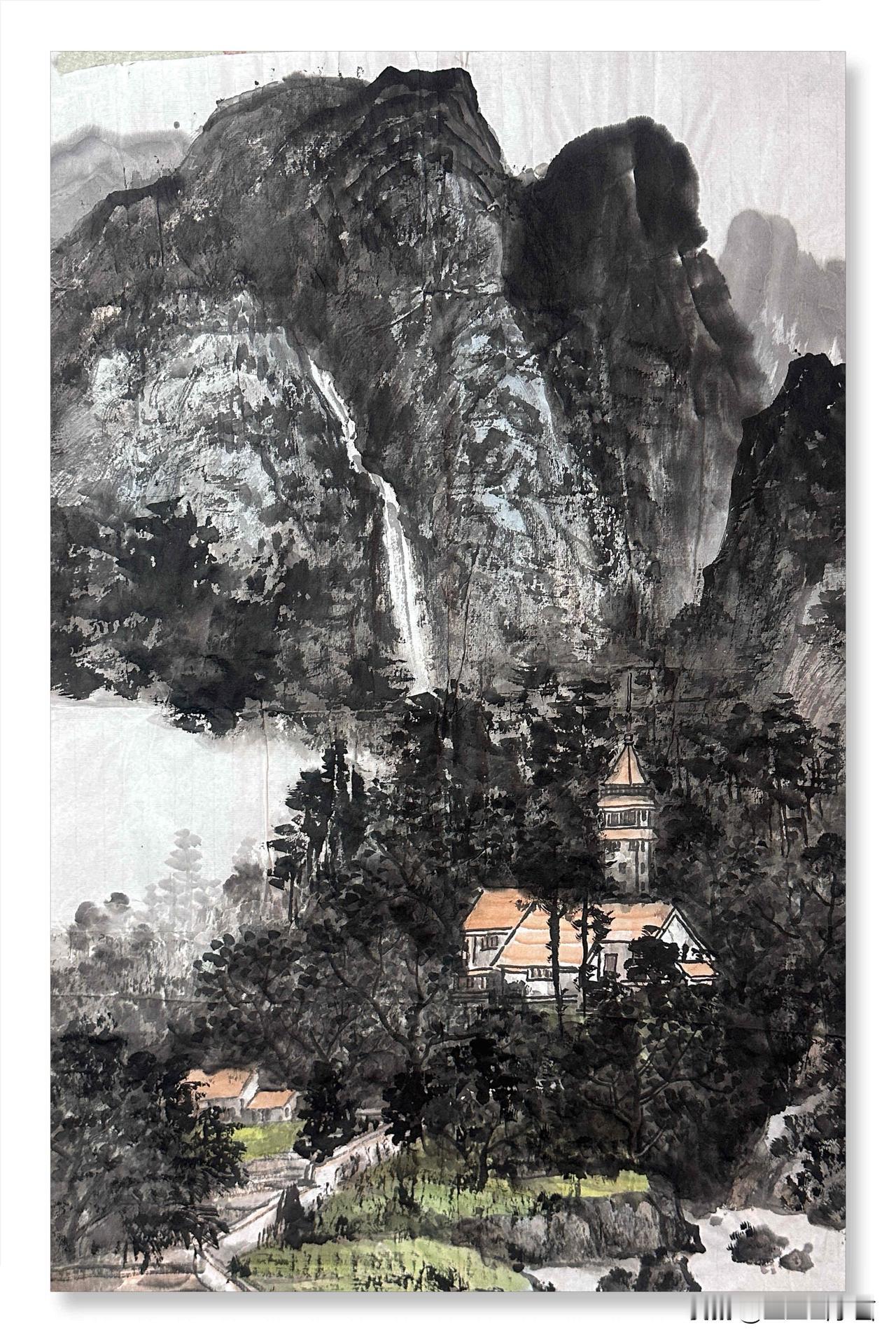 能否秀一下你的国画作品王建军三土画