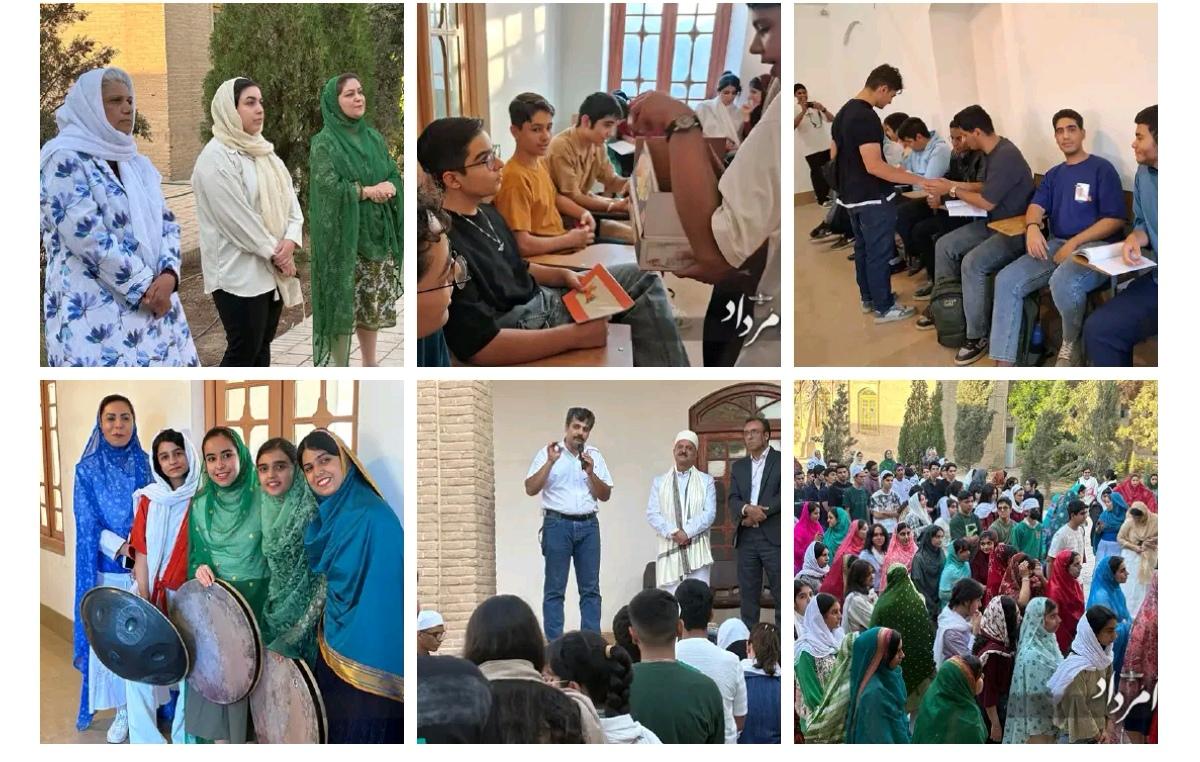 伊朗亚兹德的琐罗亚斯德教教徒学校学生庆祝阿班甘节

亚兹德市琐罗亚斯德教学校学生