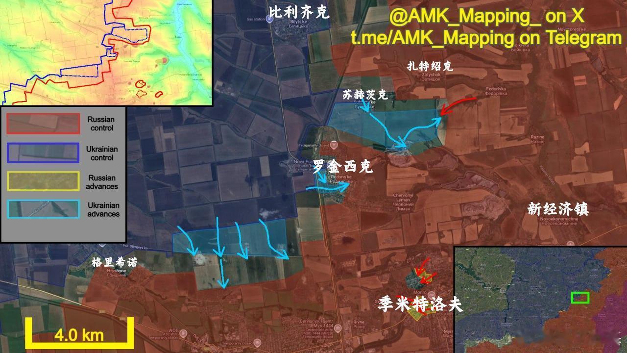 “AMK亲俄”，给乌军拖尸大捷图源：AMK Mapping俄乌局势新进展中方回应