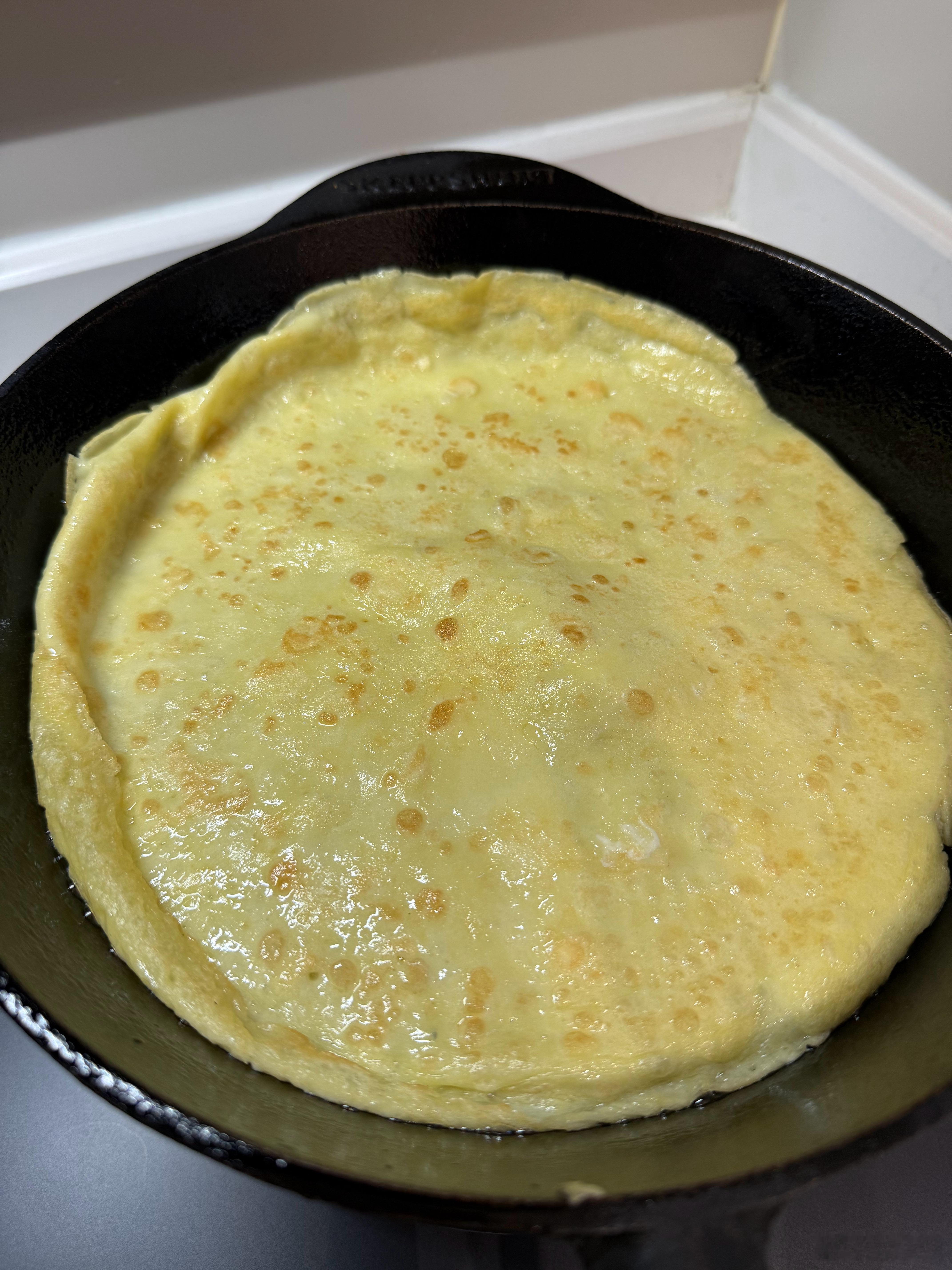 姐想吃鸡蛋饼马上安排～好好吃饭小婉家的餐桌