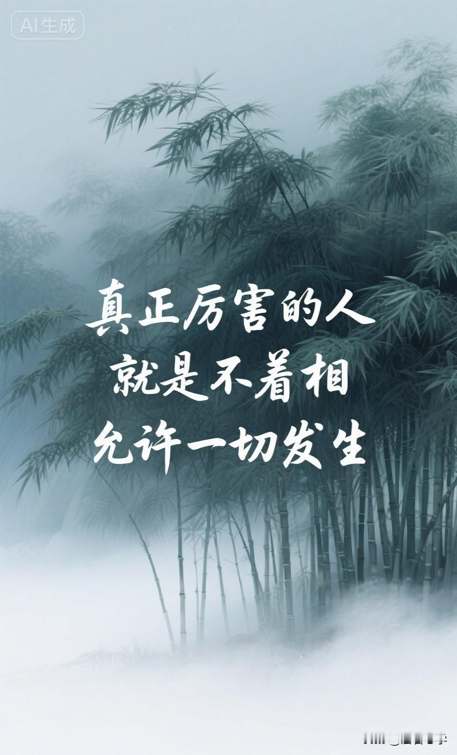 真正厉害的人，就是不着相，允许一切发生

你有没有发现，身边有些人，遇到好事不狂