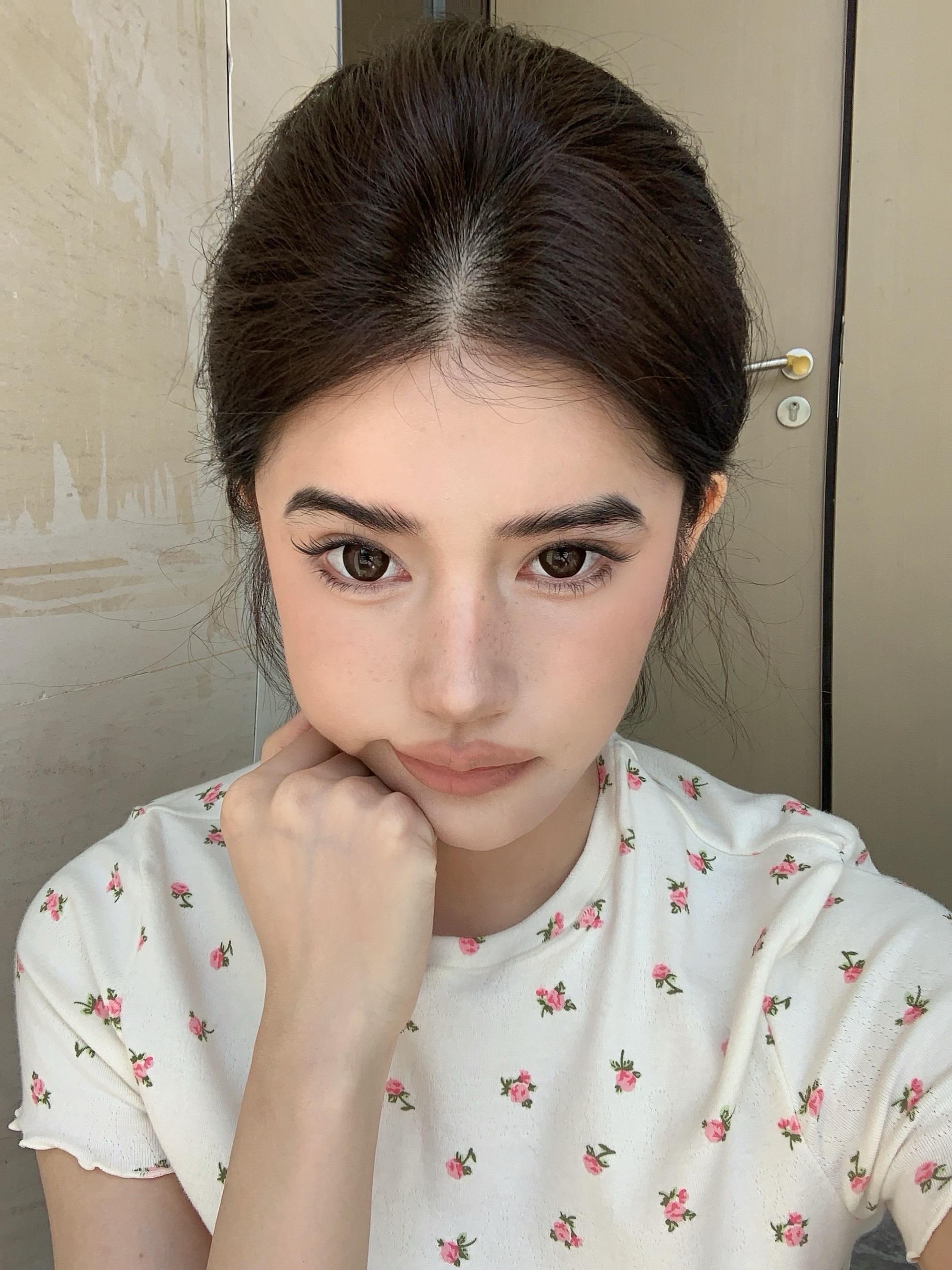 今天画亚裔雀斑甜心妆~