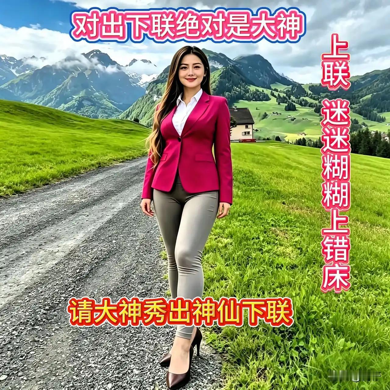 上联:迷迷糊糊上错床
下联:上错花轿嫁对郎？这下联还挺有意思，和上联的迷糊感呼应
