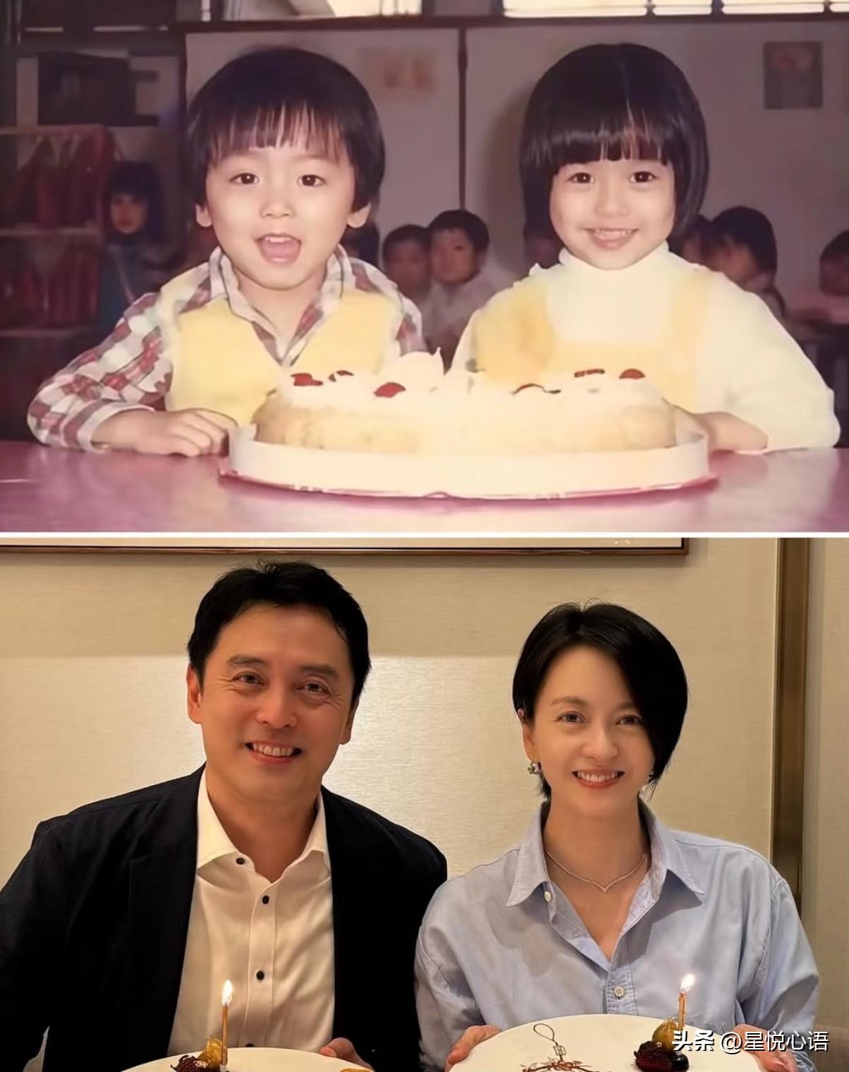 又美又帅的一对龙凤胎姐弟！
梁咏琪和龙凤胎弟弟同框也太绝了！
姐弟俩都是身高颜值