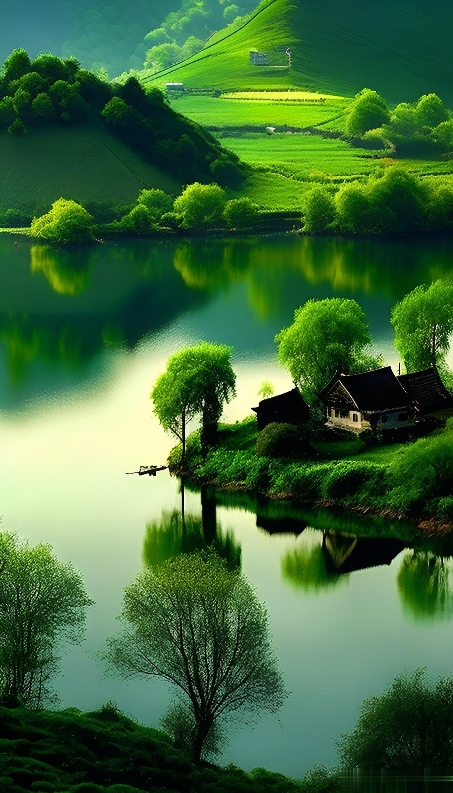 #情感# 原创——七绝·回首江山如故水空流，回首斜阳万古愁。惟有当年明月在，夜深