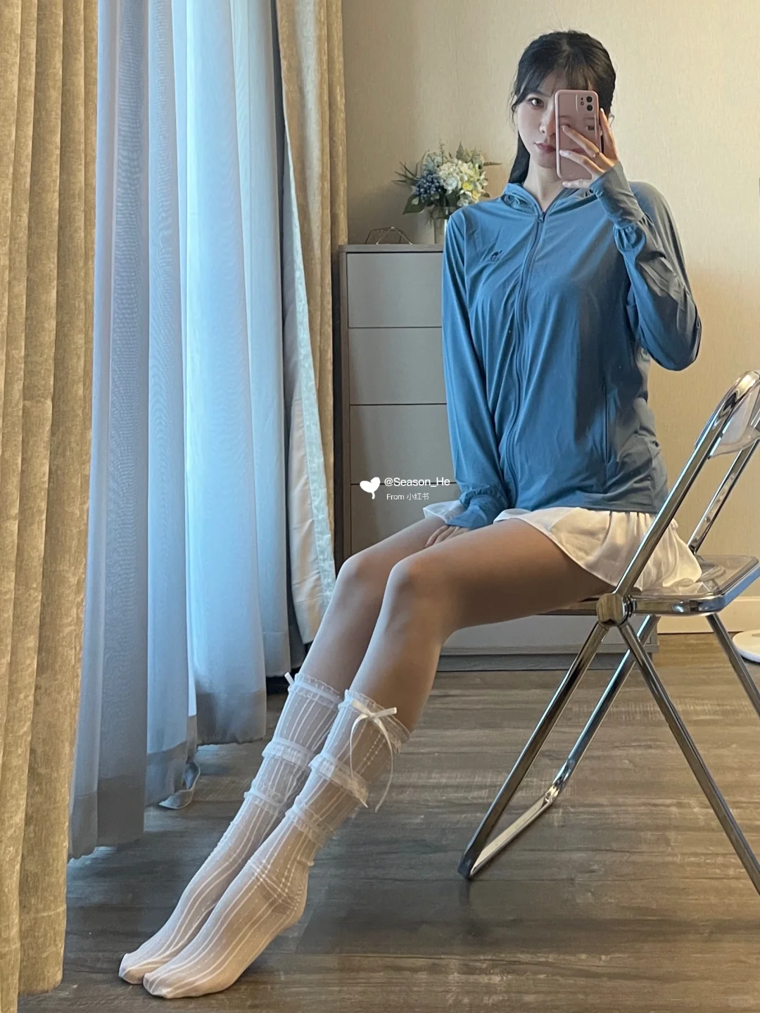 168/108斤 早春出游穿搭 偶尔是个甜妹