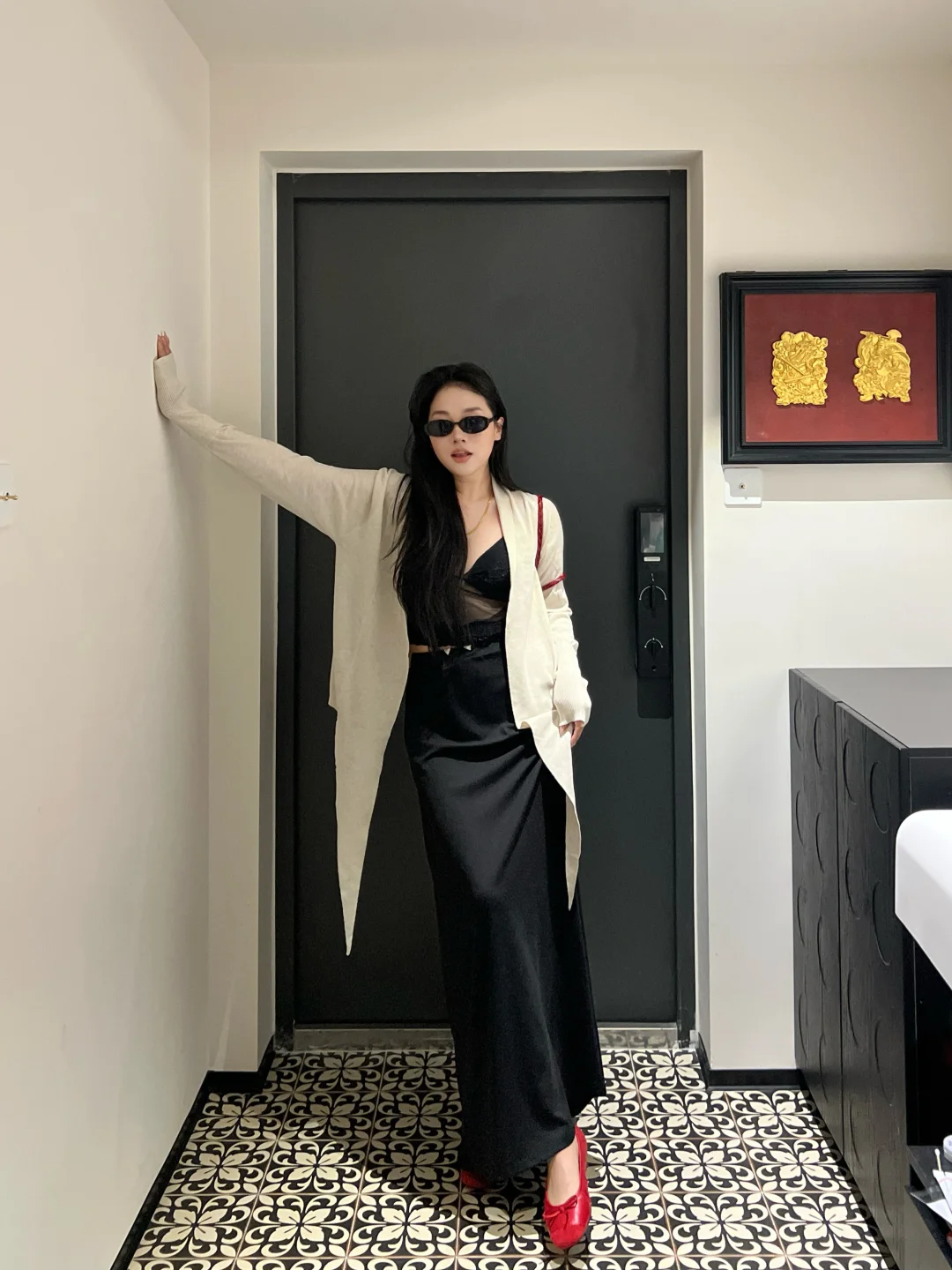 姐感穿搭真的斩人🖤