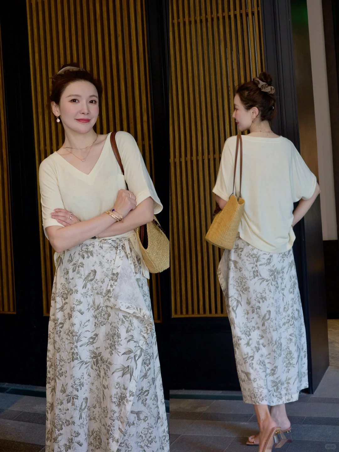 可以轻松出门的夏日look~