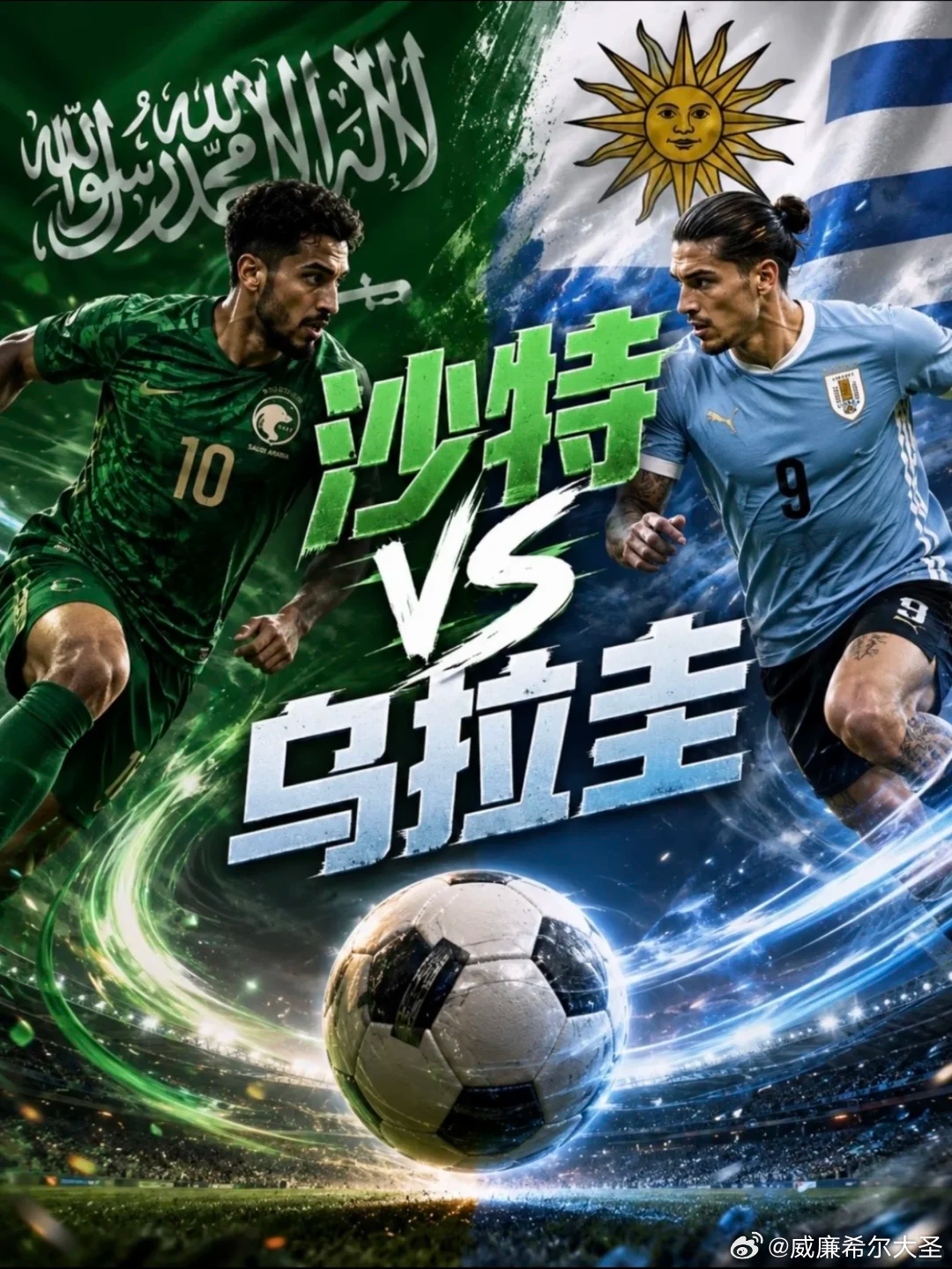 继续出发 一路长虹015:  世界杯07:00品牌：沙特vs乌拉圭开球：乌拉圭?