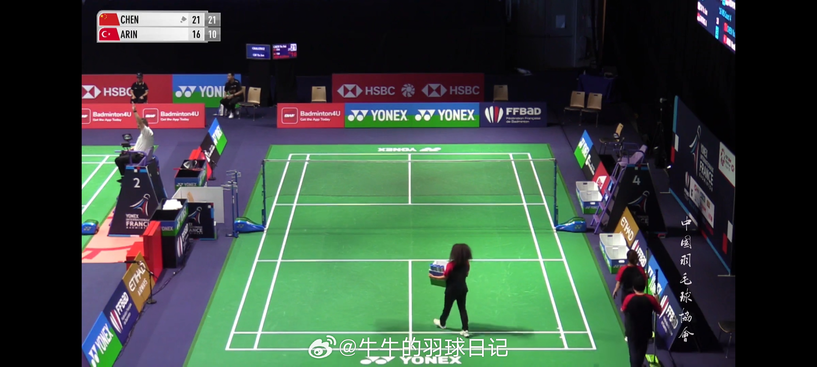 陈雨菲晋级法国赛8强陈雨菲2比0伊吉特 陈雨菲21-16 21-10 伊吉特热点