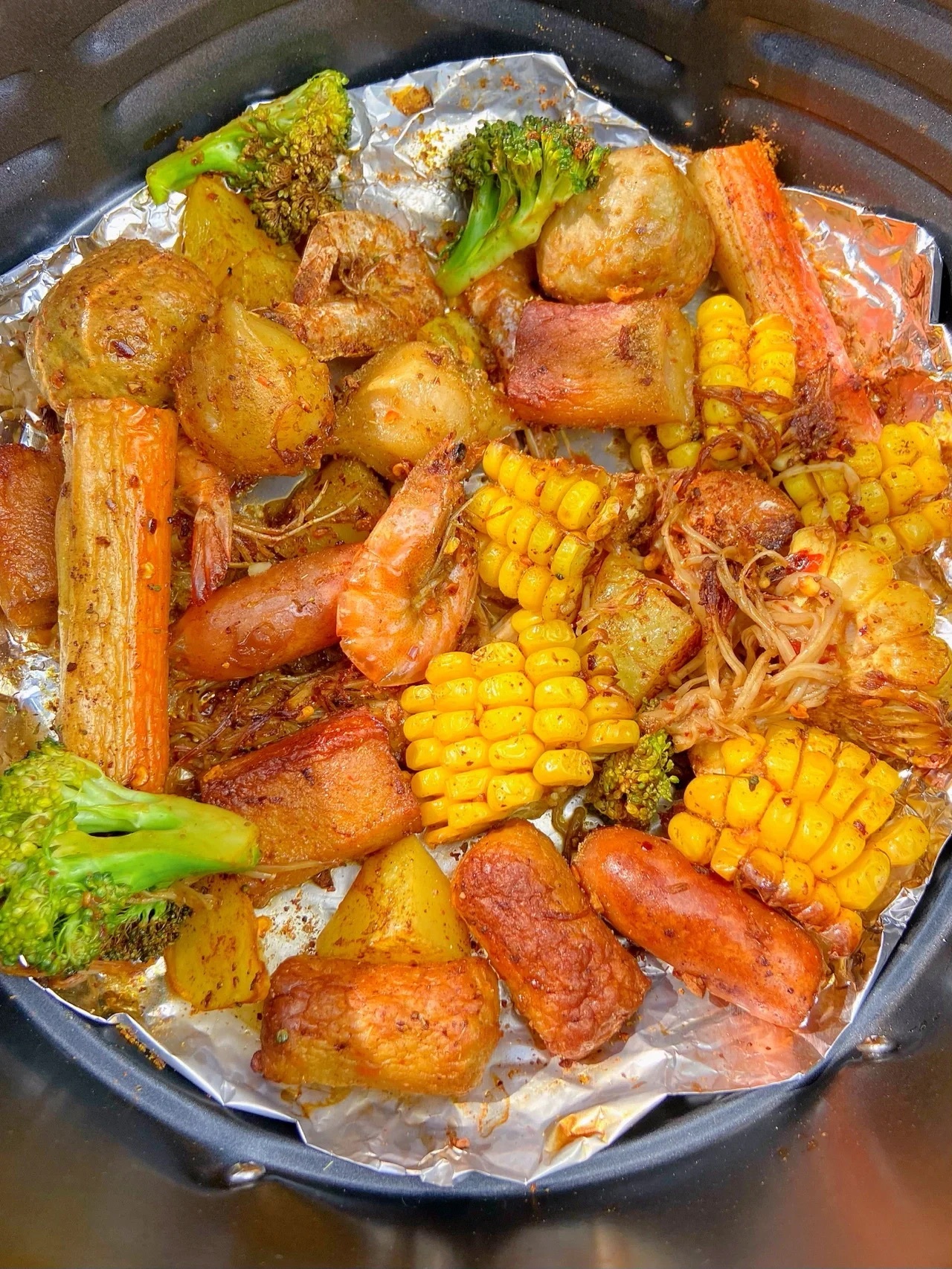家庭版烧烤分享一个空气炸锅烧烤配方！！这个家庭版烧烤配方真的好吃！我爸说跟烧烤摊