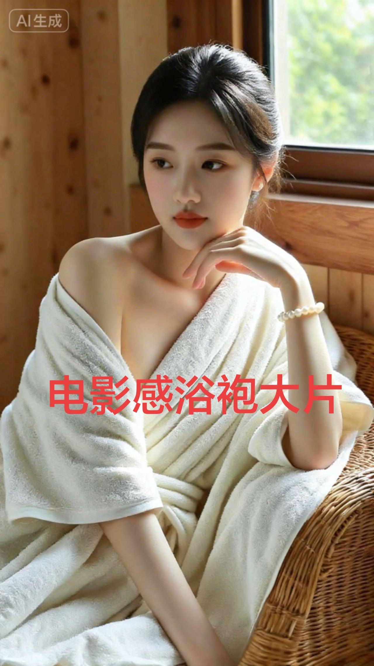 生活需要一点松弛感。
不用刻意摆拍，
只是裹着柔软的浴袍，
靠在窗边发一会儿呆破