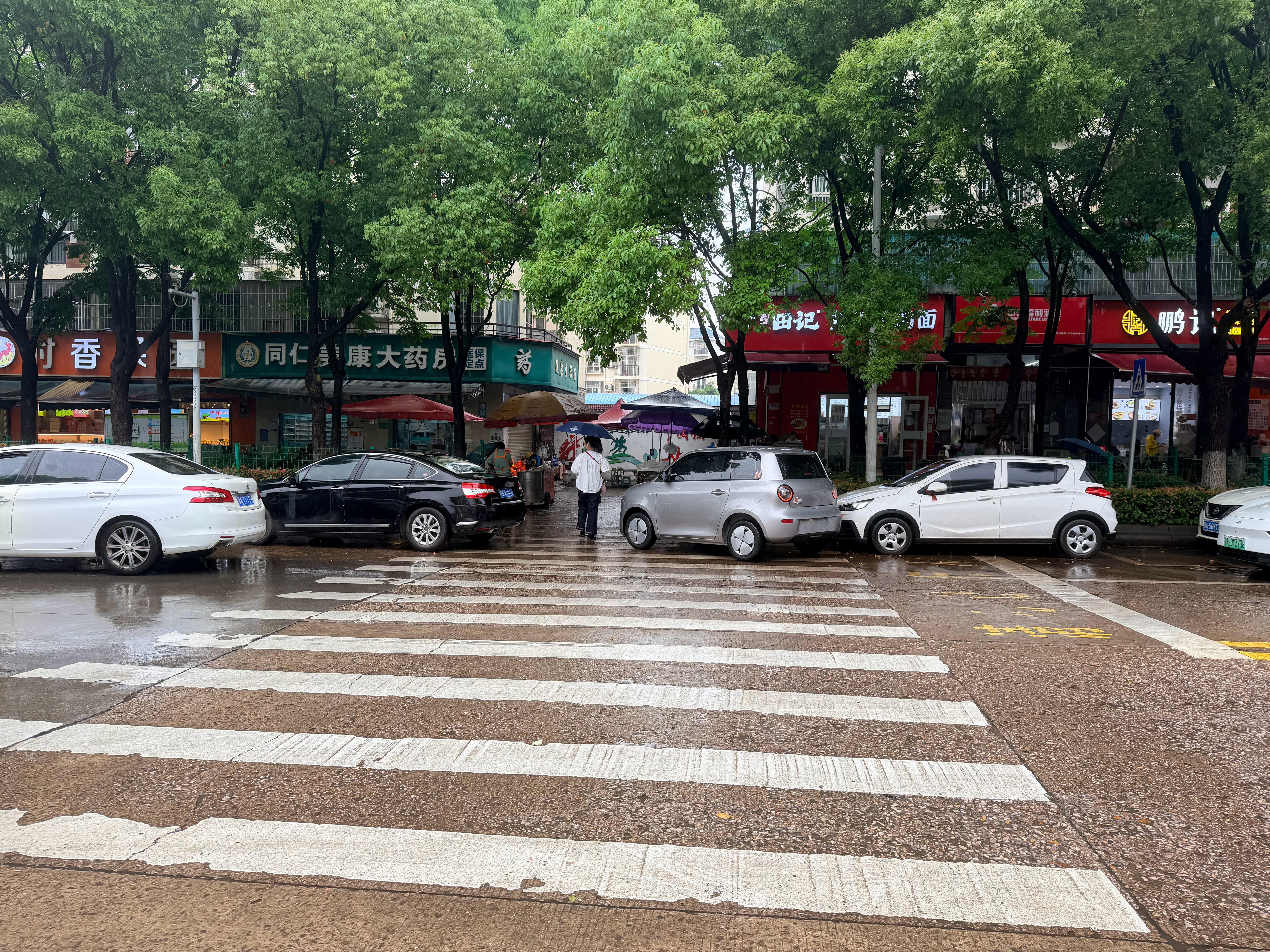 下雨过早，停车就更困难了，但是我还是想停就停。微车就灵活埃尚a100c大v聊车