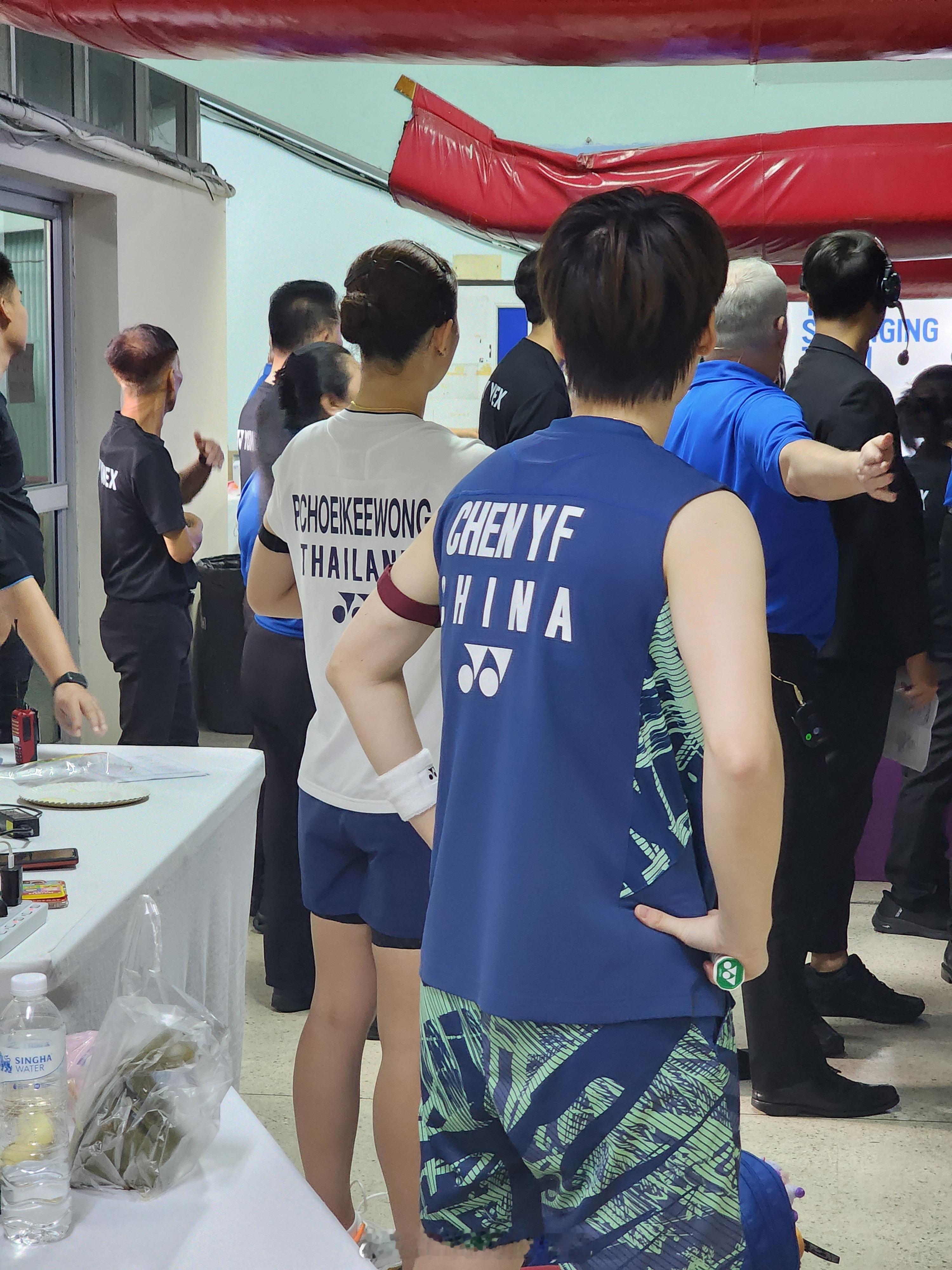 雨菲上场啦！！2025年泰国羽毛球公开赛热点现场 ​​​