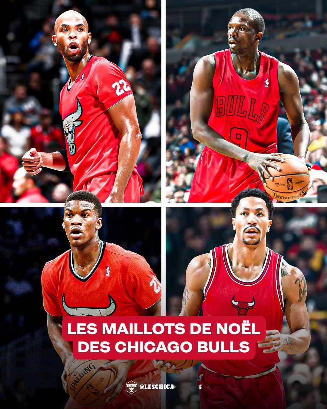 那些年的公牛圣诞球衣，当时有的觉得有点丑，现在反而有点怀念。 