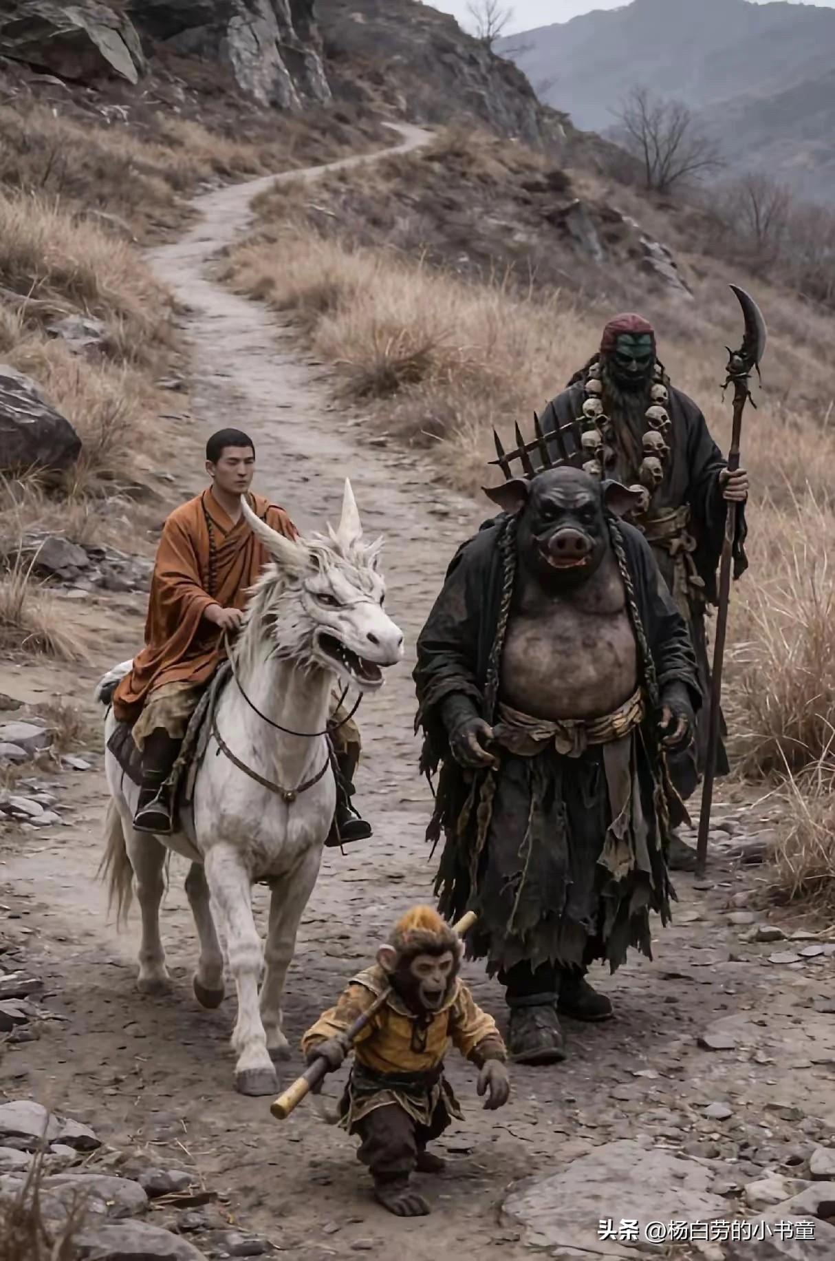 取经路上
感觉猴哥最好欺负
每次妖怪妖精
都是第一个单挑孙猴子
过来，我要耍猴呢