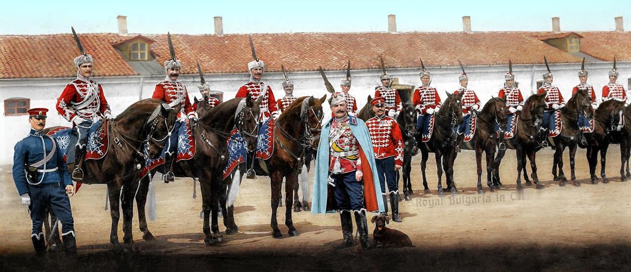 莱茵-哥萨克骑兵团，索非亚，保加利亚，约1908年