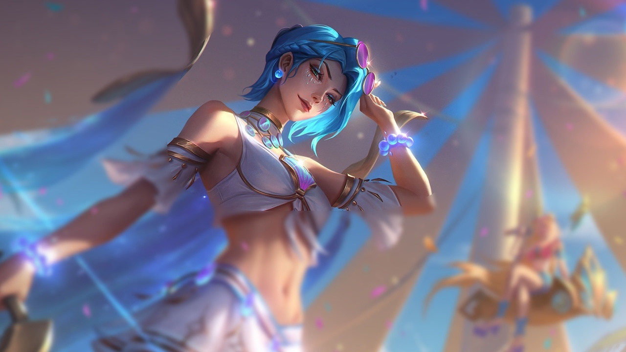 LOL新的臻彩藏品皮肤原画（选人界面）#英雄联盟# ​​​
