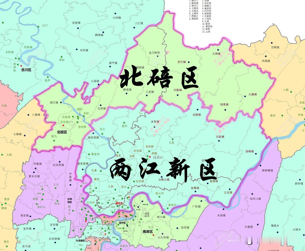 北碚区已经开始发力了，着重打造“文旅强区”。

目前，北碚手握缙云山、华蓥山、御