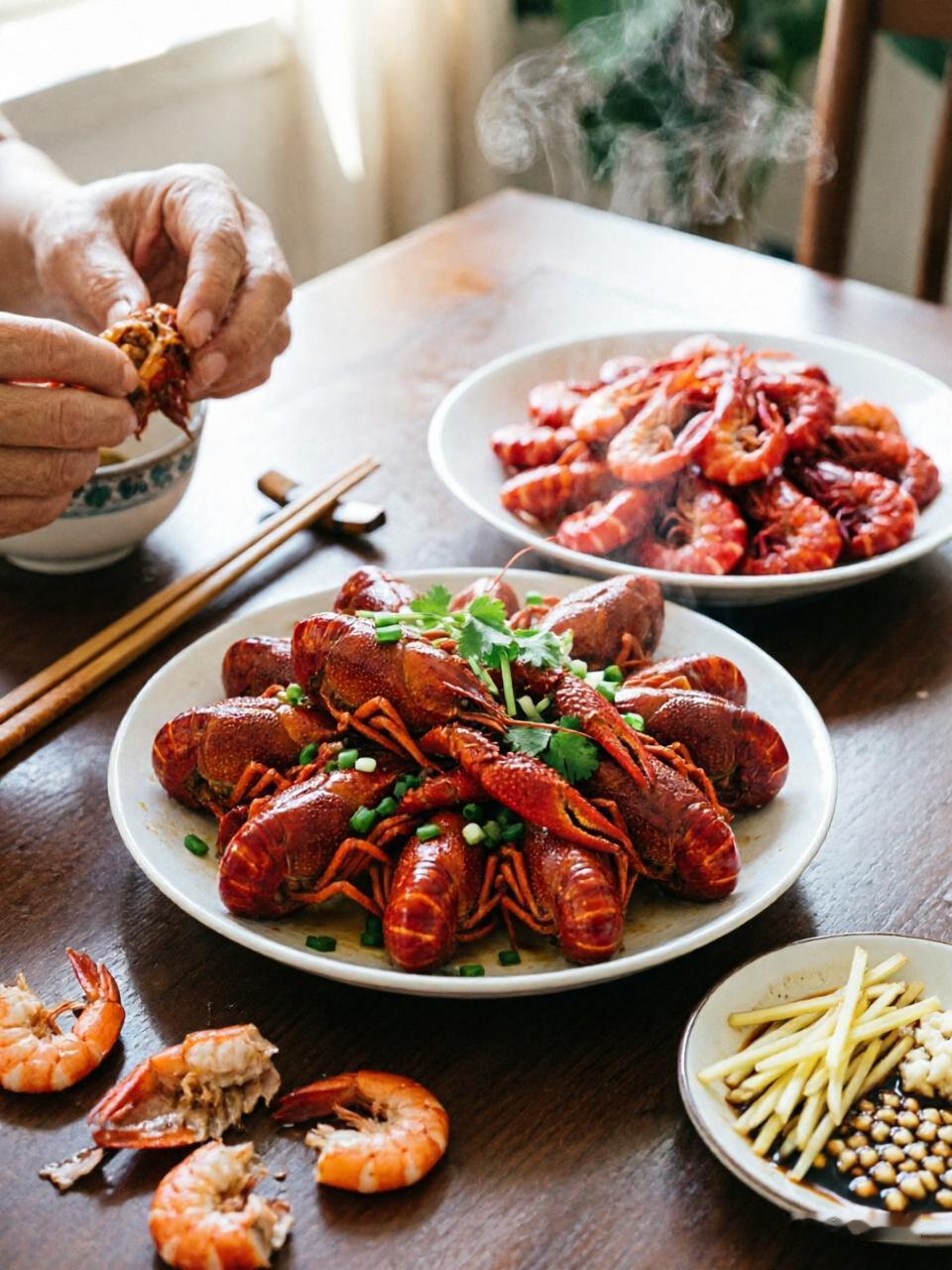 刷到小象超市满150减18的活动，刚好队友念叨着想吃小龙虾，果断下单！
 
直接