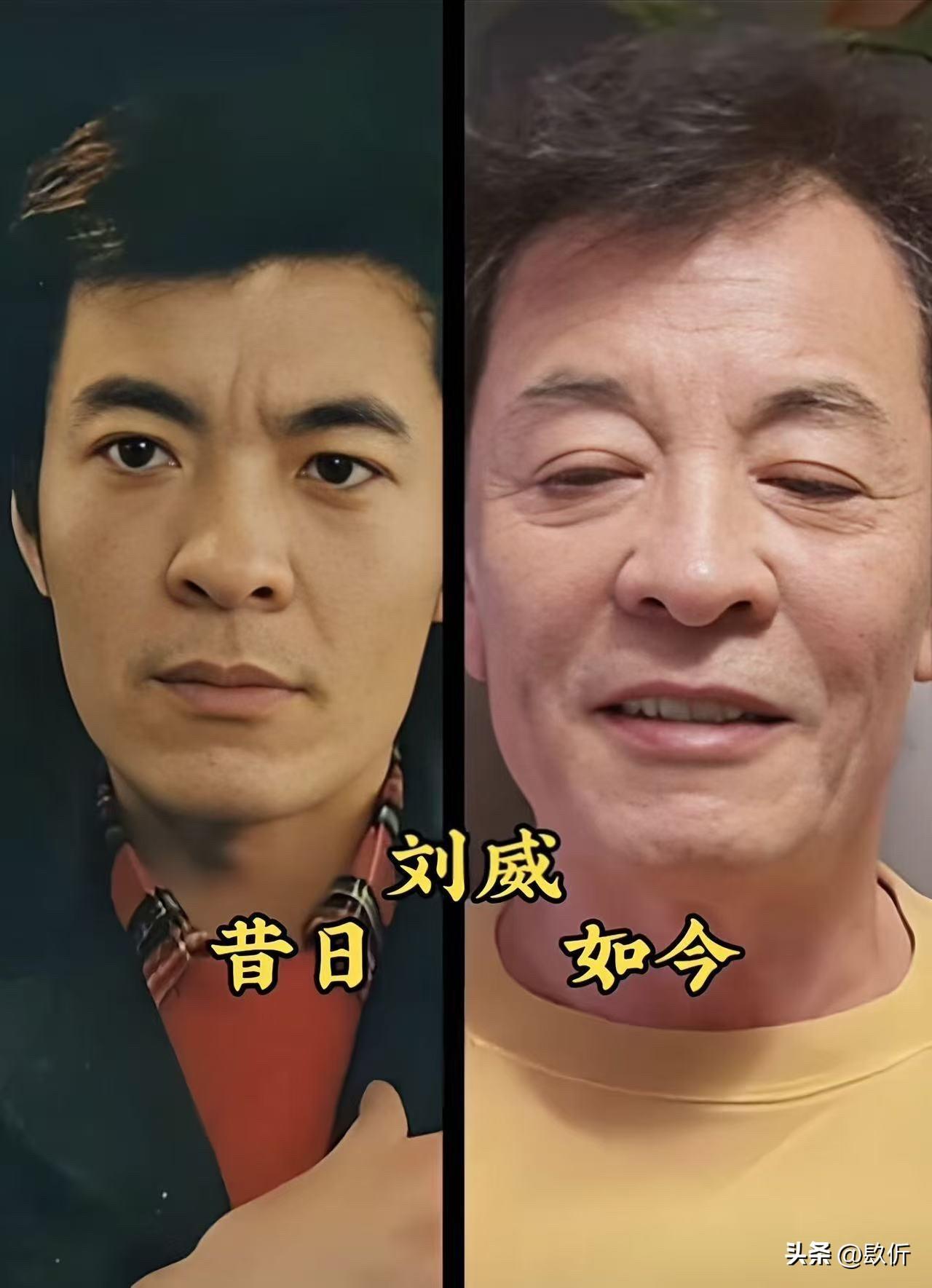 老戏骨今昔对比，谁的颜值戳中了你的青春？

刘威：浓眉大眼，国字脸，长得周正得很