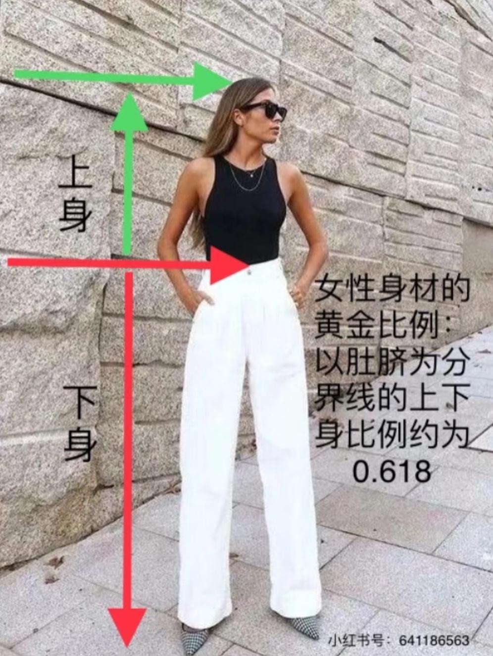 女性最佳身材比例是多少?

身材黄金比例（黄金分割）
就是将身材一分为二，
较长