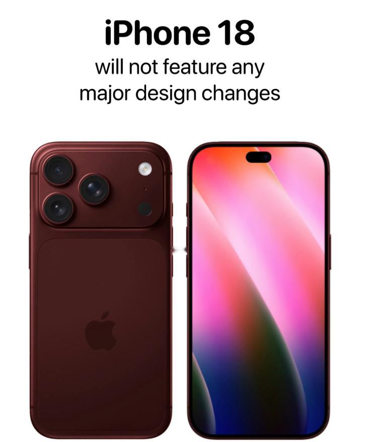 iPhone18系列外观出炉其实简单来说就是，背板和iPhone 17 Pro系