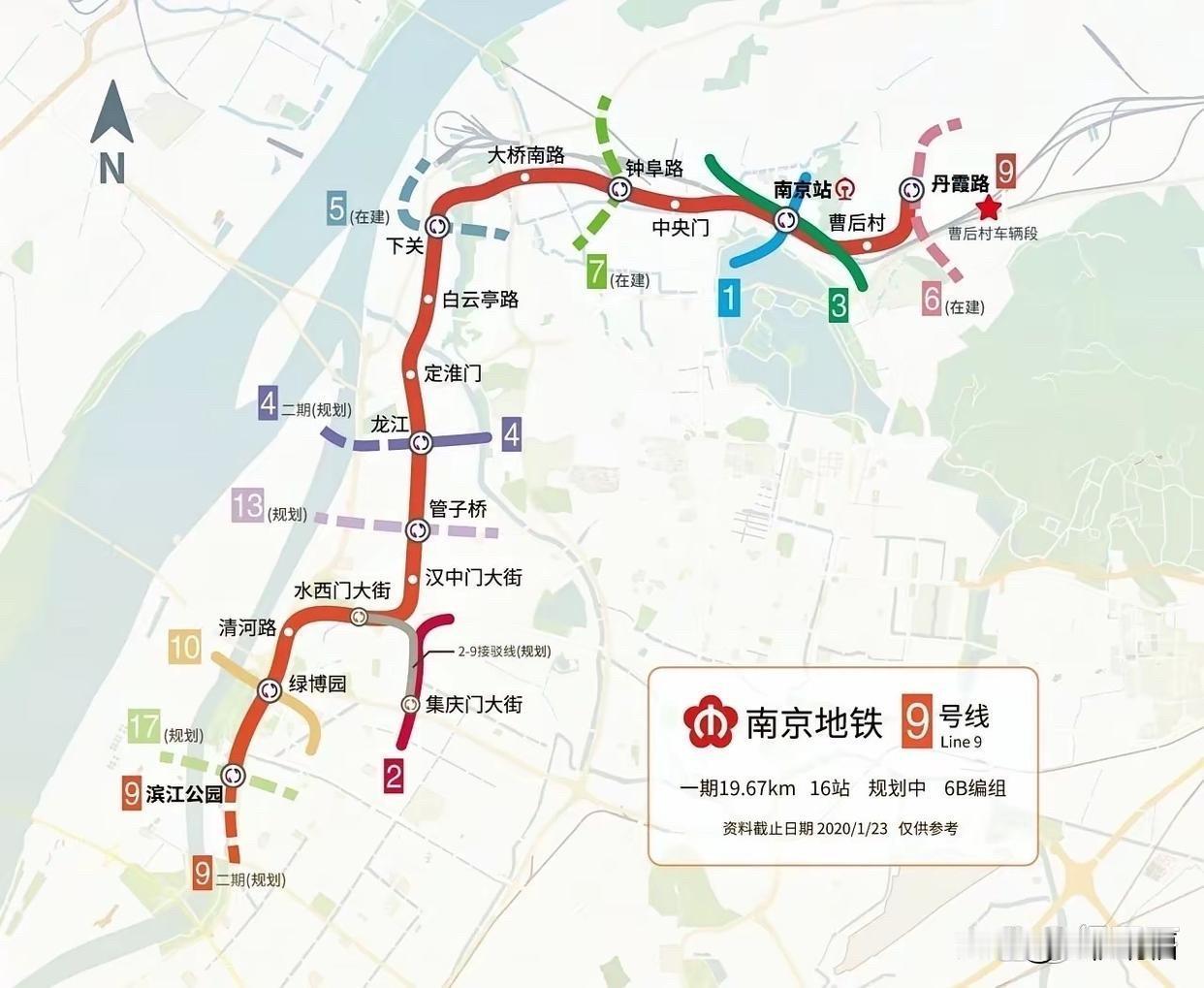 南京地铁9号线是正在建设中的一条重要线路，预计将成为南京主城内部的“换乘王”，串