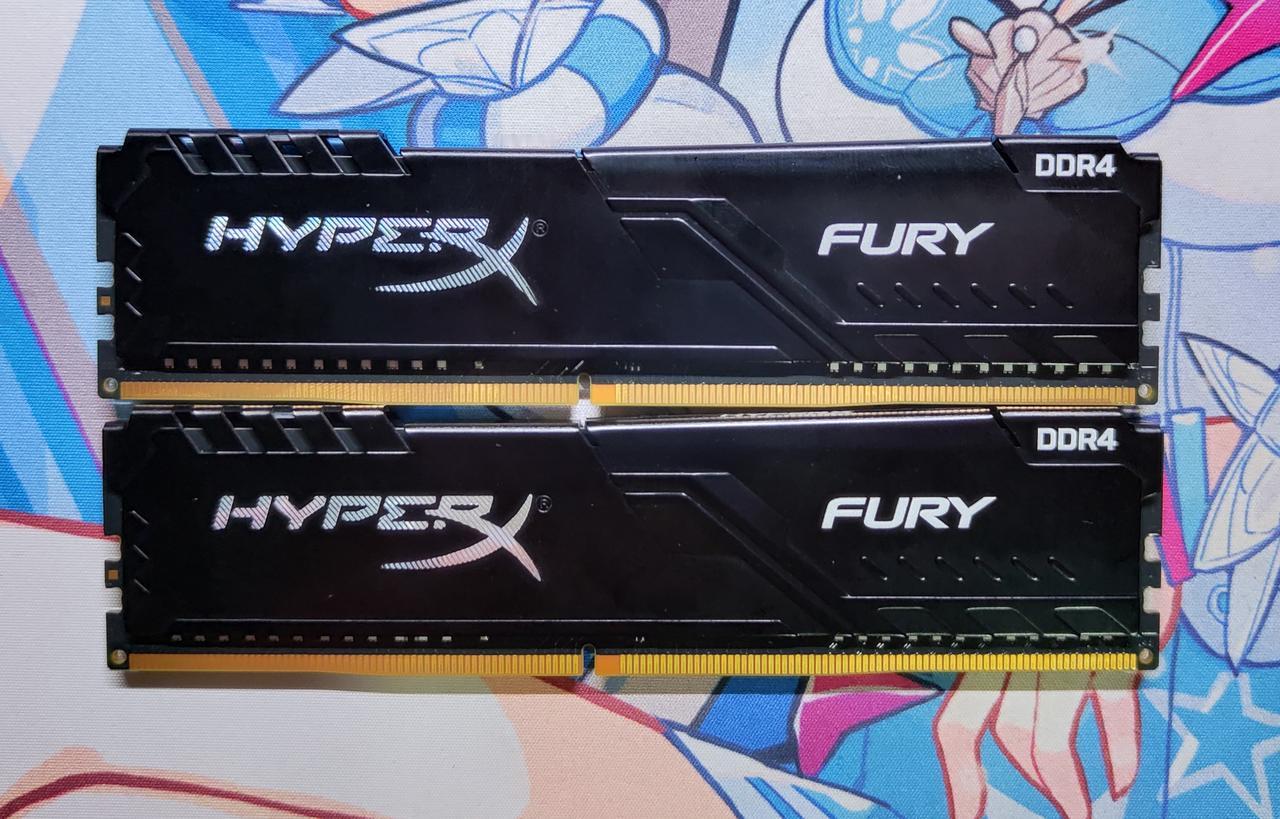 金士顿HyperX Fury DDR4 2400内存条套条简评

包装设计：没有