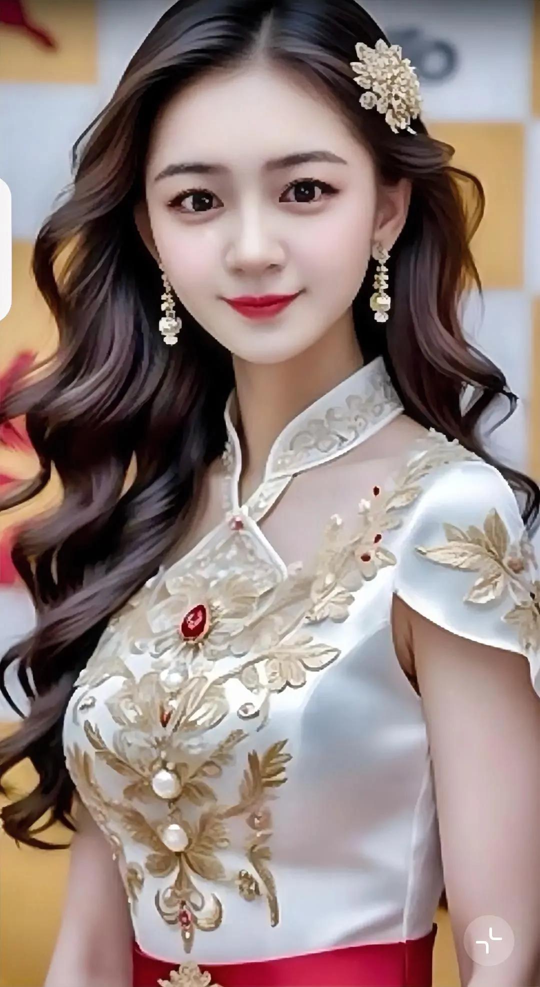 花钿美人笑，金绣锦衣香。姿娇容艳笑容甜 景美人美难长留