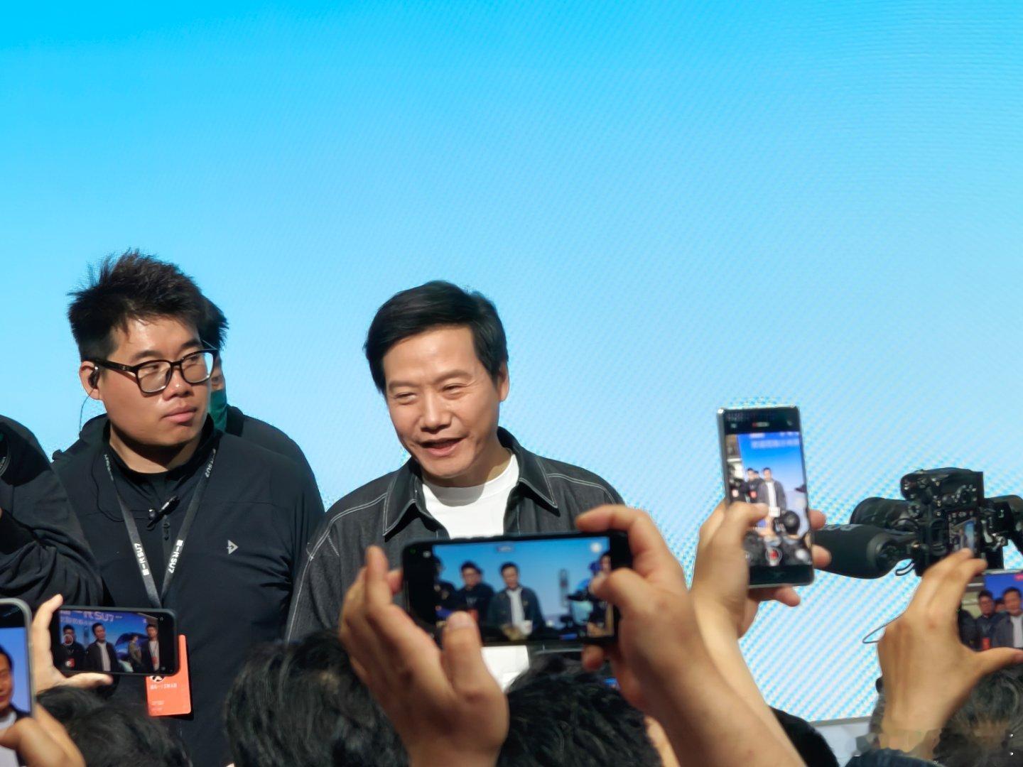 雷总来了！小米汽车小米su7雷军 北京·中国国际展览中心顺义新馆