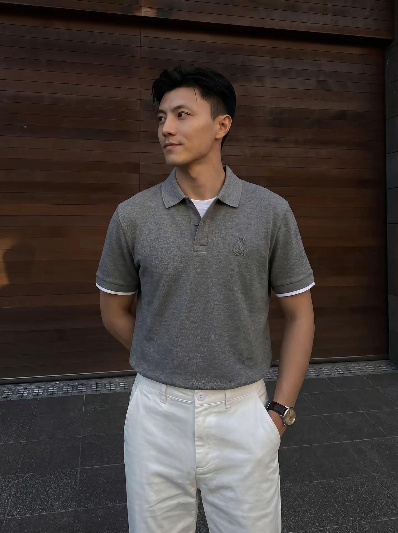 人夫营业。摆拍日常高智感cleanfit穿搭 男士穿搭日常👔 露天咖啡馆oot