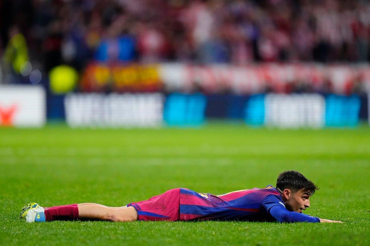 马竞1比2巴萨Pedri 