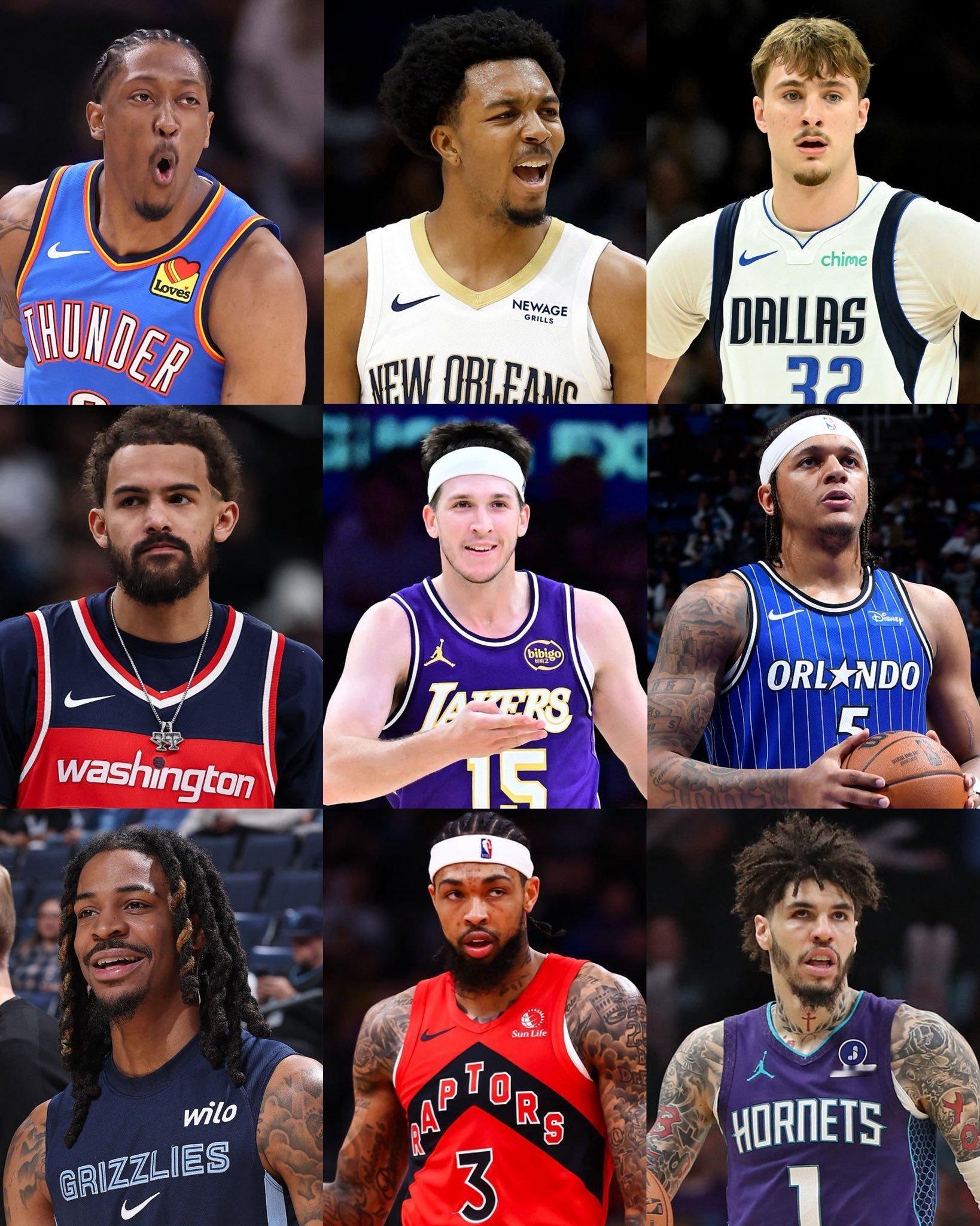 这张图里，选三个最好的球员……2026NBA全明星NBA全明星