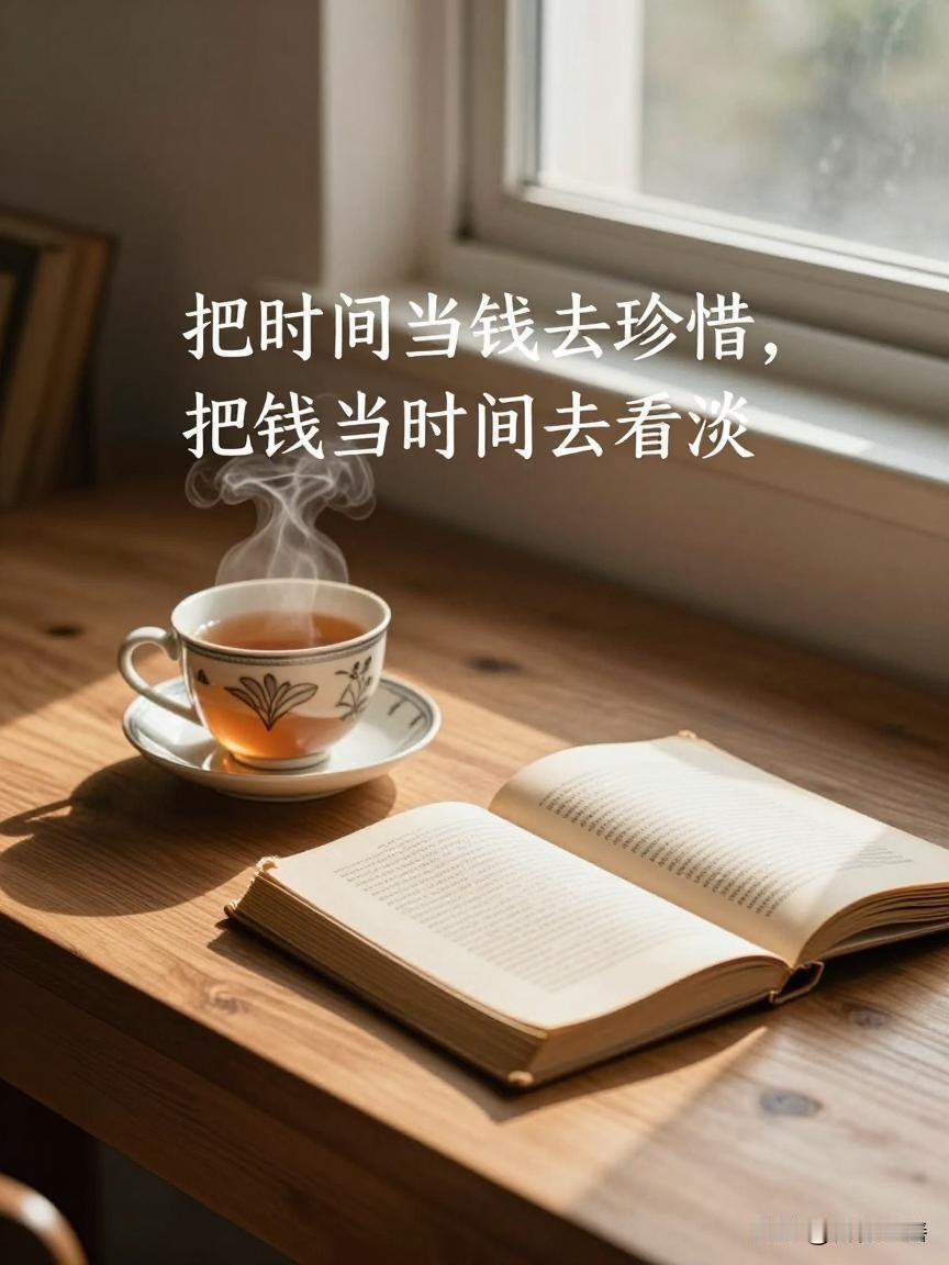 把时间当钱去珍惜，把钱当时间去看淡
 
人这一生，最公平的，唯有时间。
 
人人