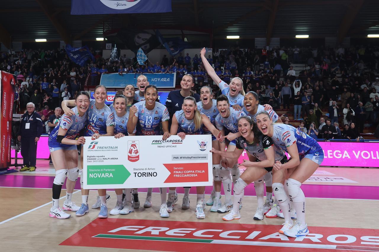 诺瓦拉出奇兵淘汰米兰，半决赛对阵科内利亚诺

2025-2026意大利杯女排四分