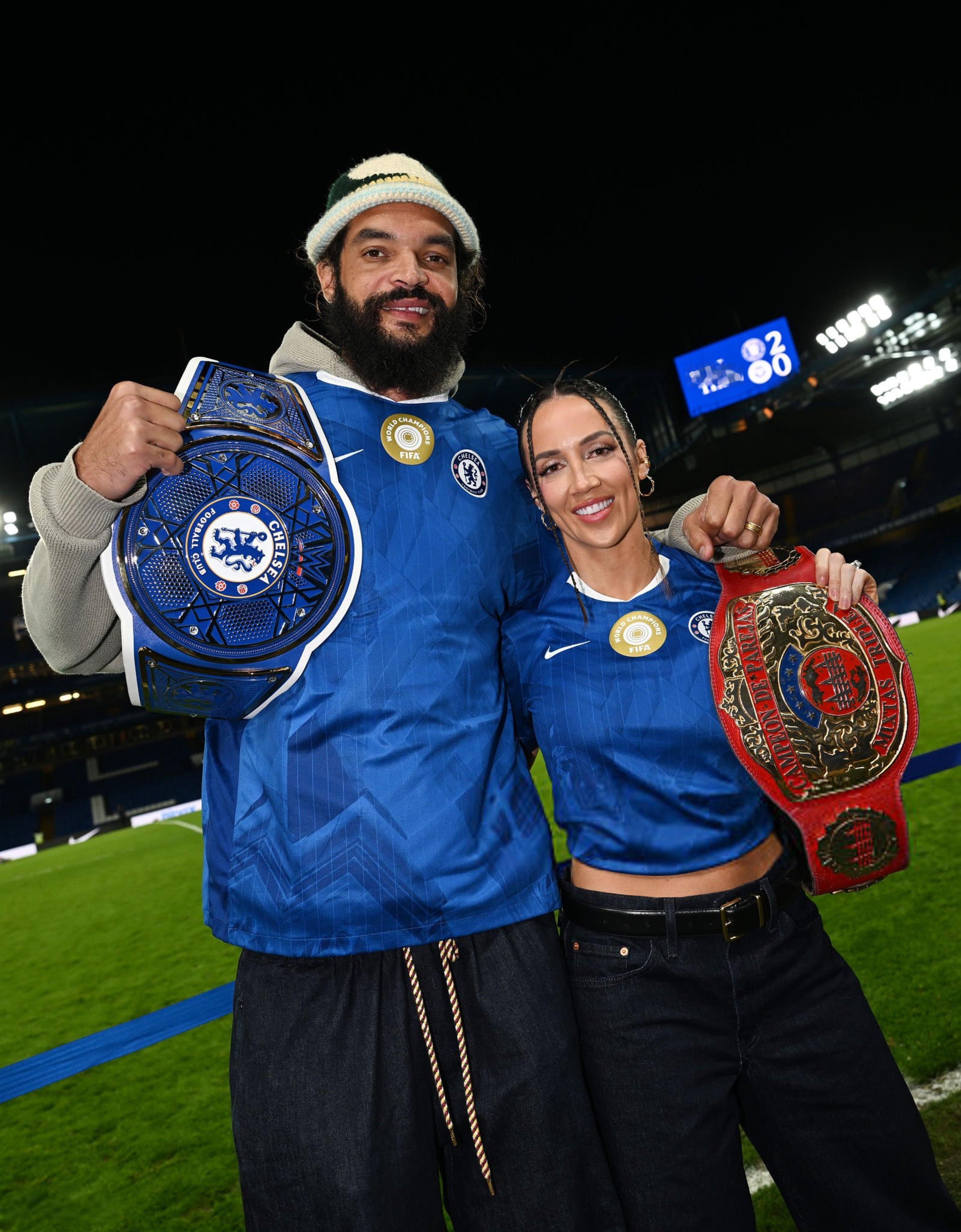 Joakim Noah & Chelsea Green 🏀🥊💙📸切尔西英