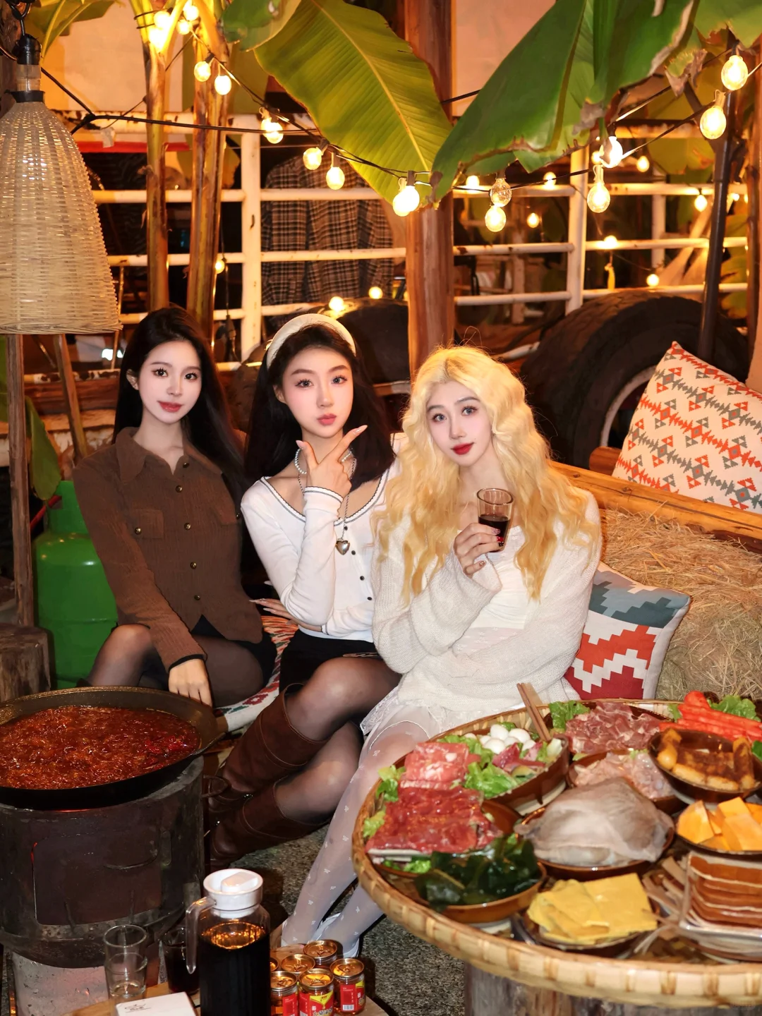 在雨林里的火锅🌿尊嘟好浪漫~