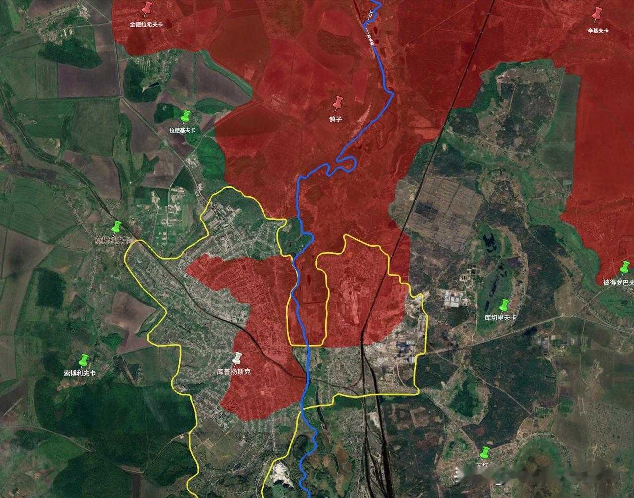 乌军目前控制了库皮扬斯克约65%的城区，而就在前两周，2克宫还信誓旦旦说占领了整