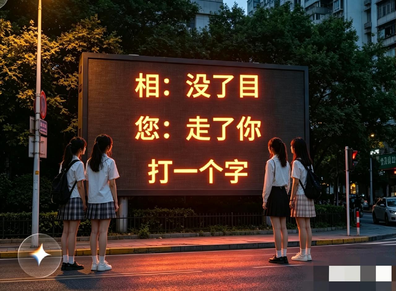 这字谜难倒了四个大学生，我敢说！能猜出来的人，绝对是知识渊博的文化人！