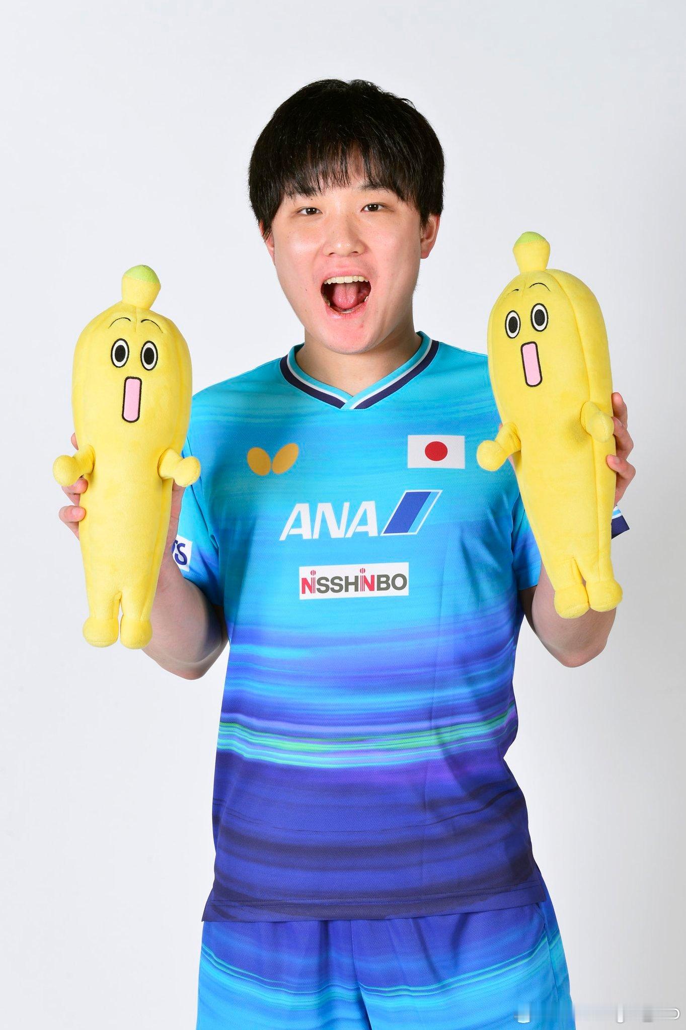 伦敦世乒赛团体赛 日本男团东电公式照🍌 