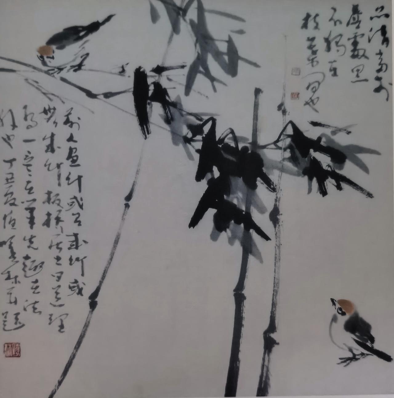 谁画的竹子？这么有风骨，这么有韵味。