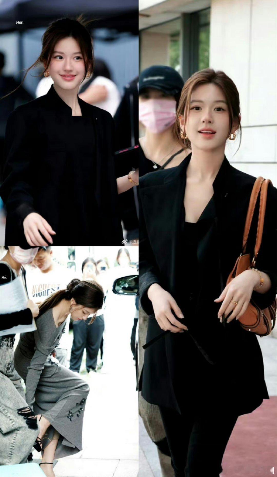 赵露思这种都是女强人的发型，麻烦焊在身上吧[干饭人][干饭人][干饭人]精致到头