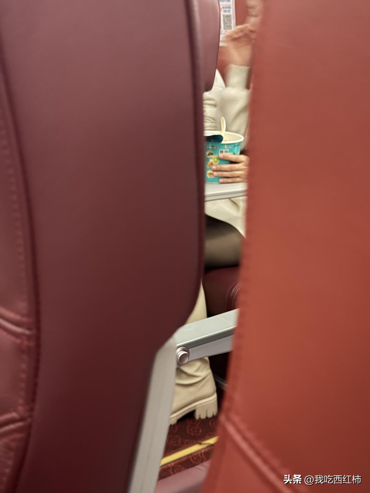 现在的飞机已经进化成这样了吗？
以前以为只有坐火车动车会有人吃泡面，没想到飞机上