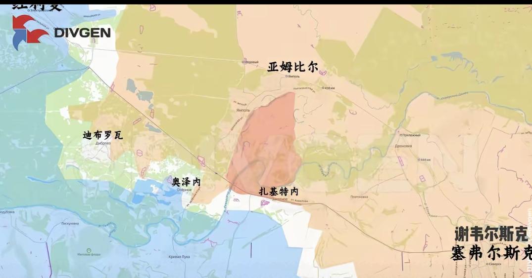 俄军南部集群部队占领了谢韦尔斯克西北的扎基特内，削平了乌军的突出部，拉平了战线。