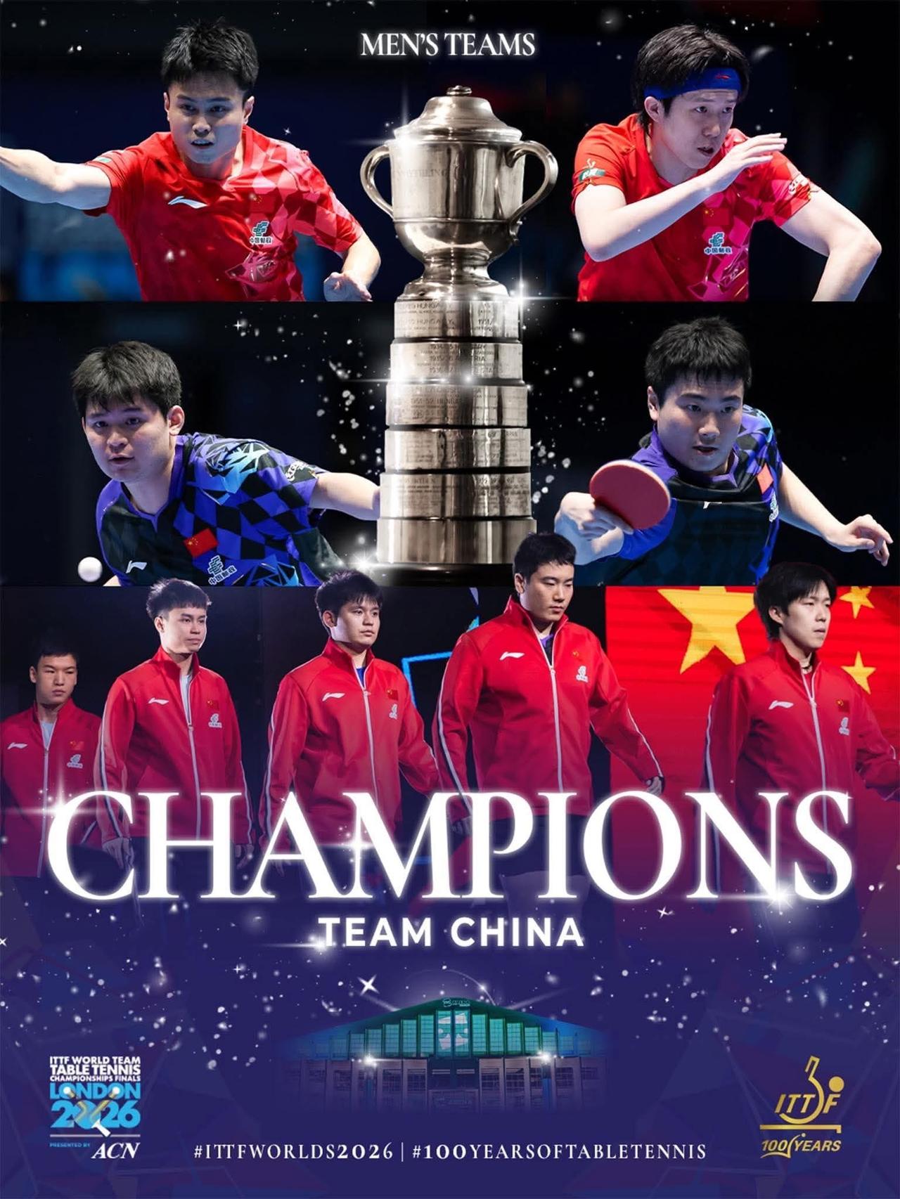挺过小组赛两败
决赛迎战日本
中国男团淘汰赛韧性及宰制力
以强势姿态直落三点获胜