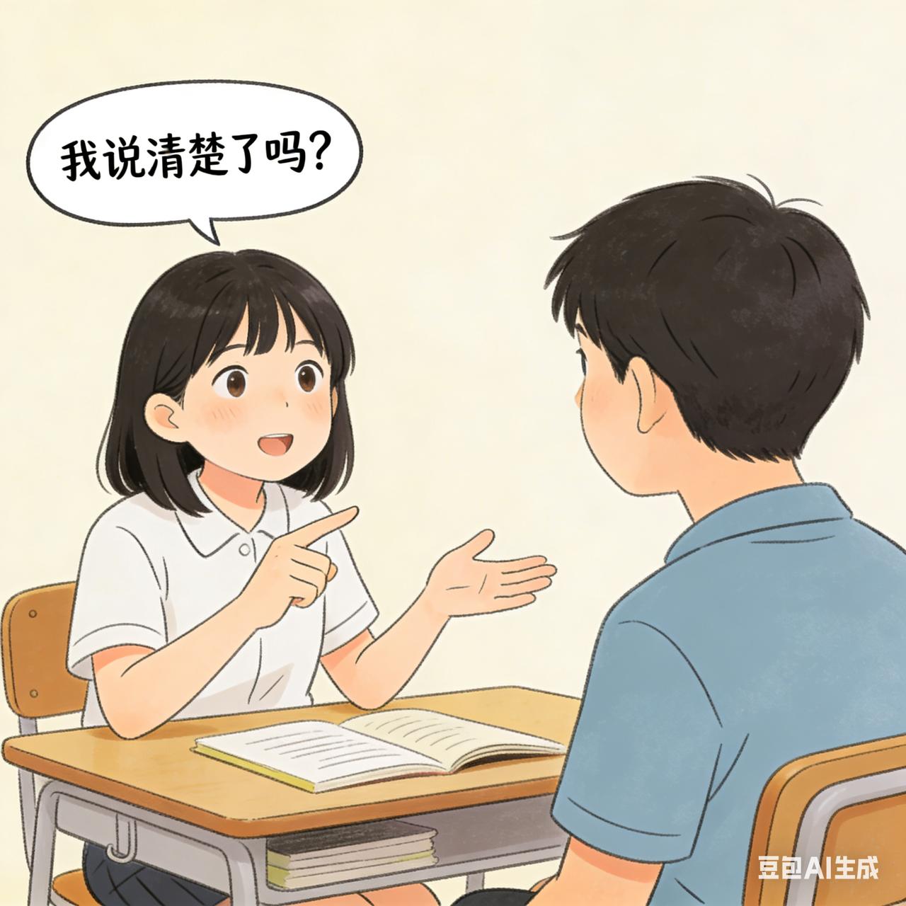 “我说的听明白了吗”？以前，当我对他人说话，感觉对方似乎没有听明白时，就爱问这句