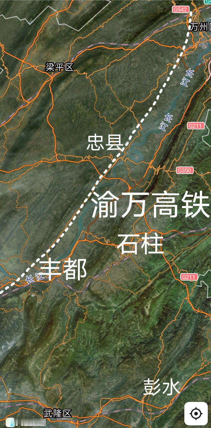 好消息，重庆途经忠县至万州时速350公里的渝万高铁万州段已经正式开始铺设500米