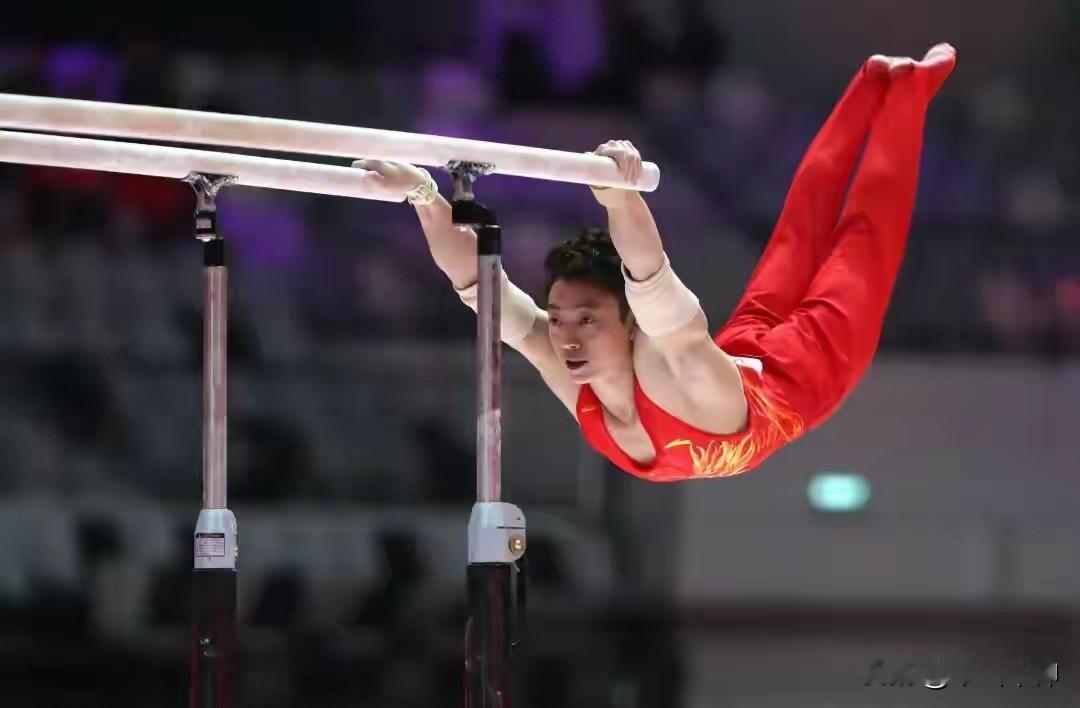 邹敬园六冠在手，超越前辈李小鹏，妥妥的新一代双杠王！

2025体操世锦赛双杠决