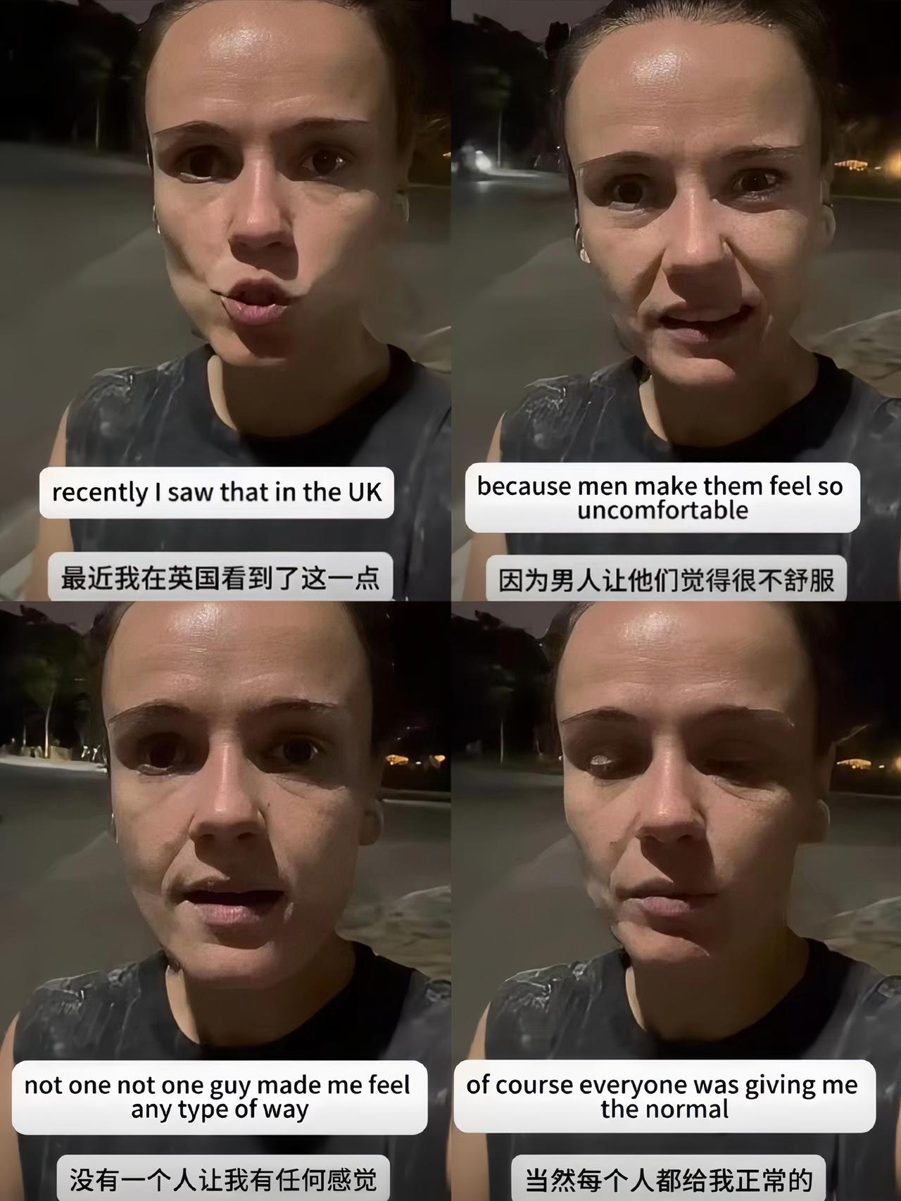 南非女子发视频对中国男人表示感谢，因为她在昆明滇池慢跑一个半小时，没有任何中国男